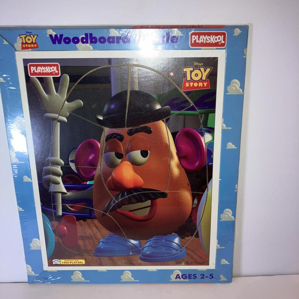 VINTAGE 1995 Disney Toy Story Playskool Woodboard Puzzle MR POTATO HEAD NEW